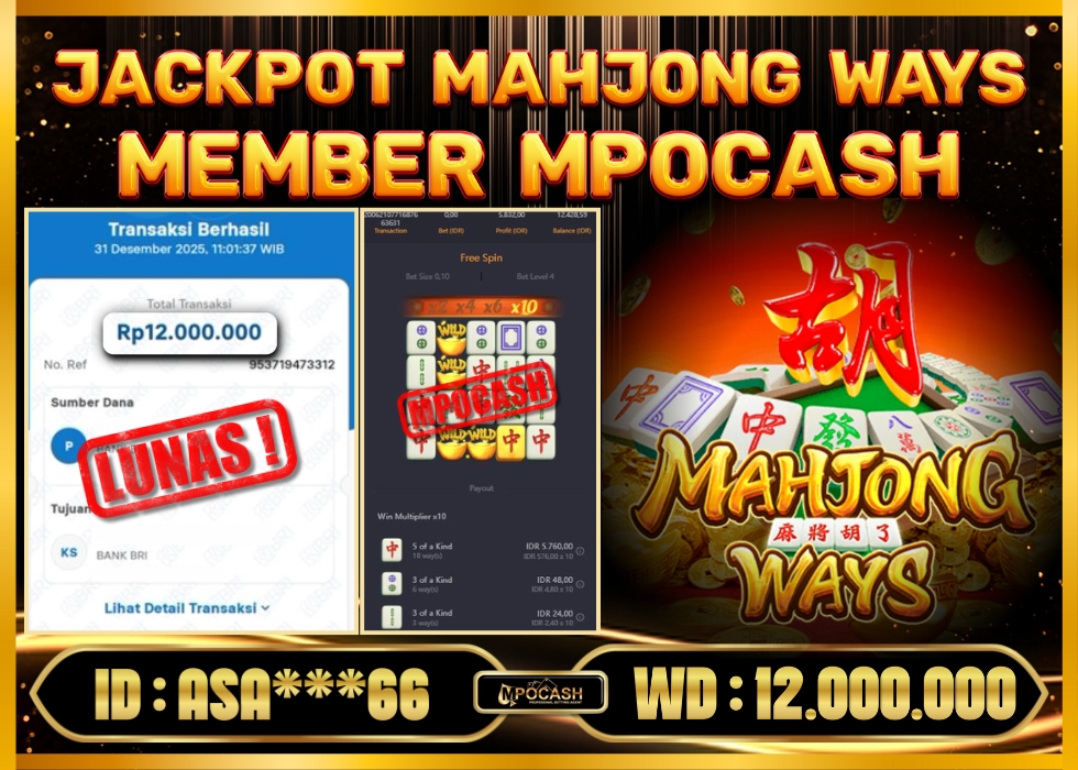 MPOCASH JACKPOT MAHJONG WAYS